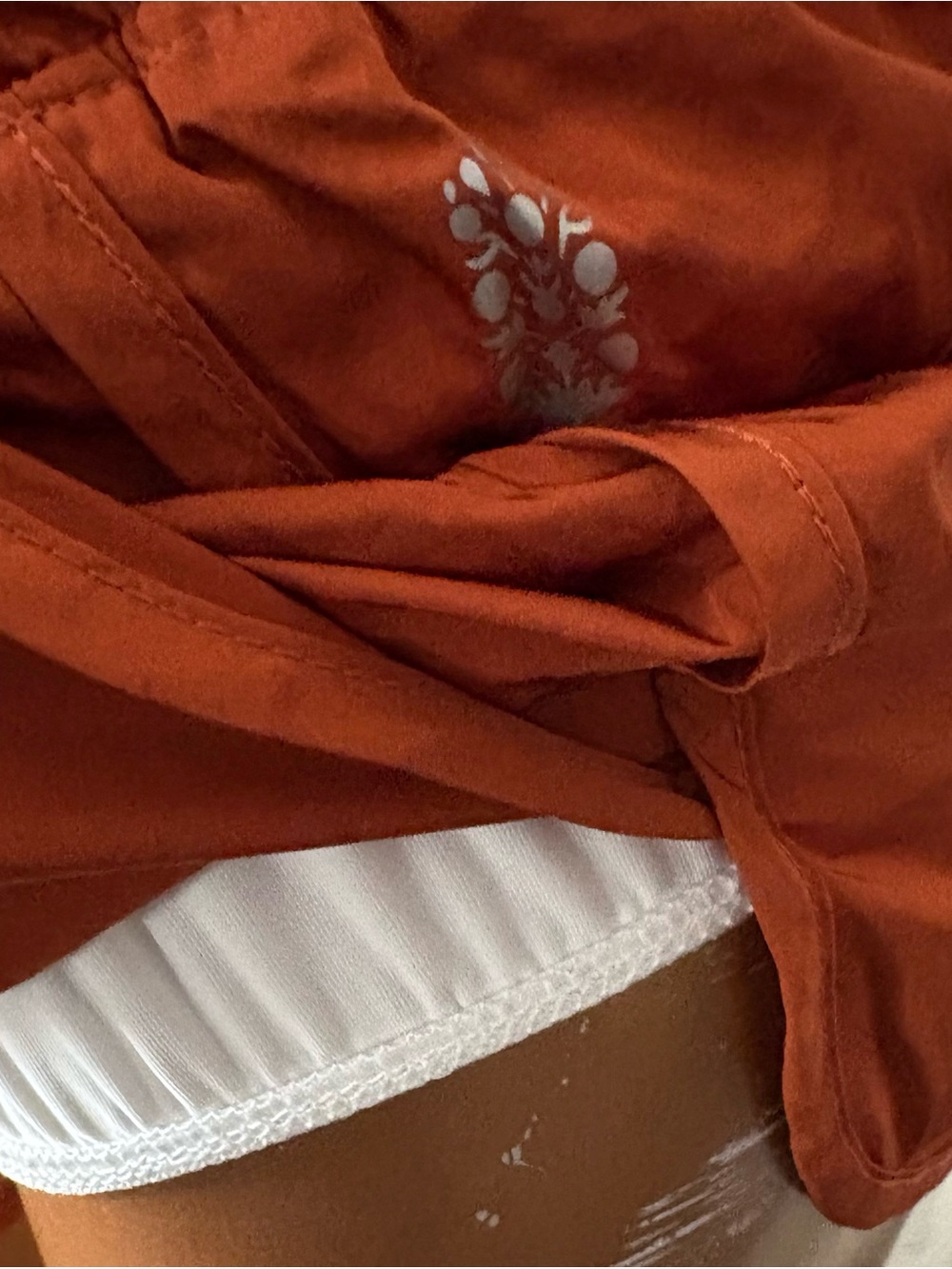 FP Movement by Free People Rust Orange High-Rise Elastic Waist Athletic Shorts - Picture 8 of 8